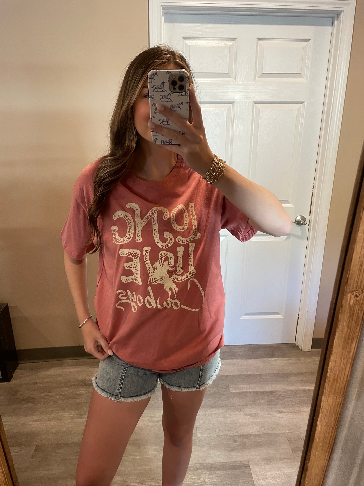 Long Live Cowgirls Oversized Graphic Tee
