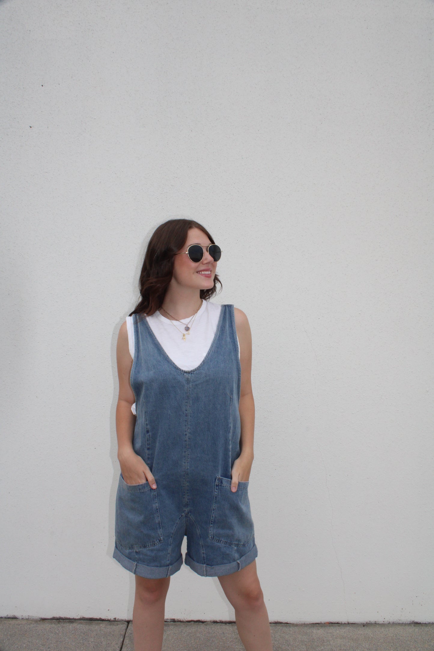 Denim Overalls