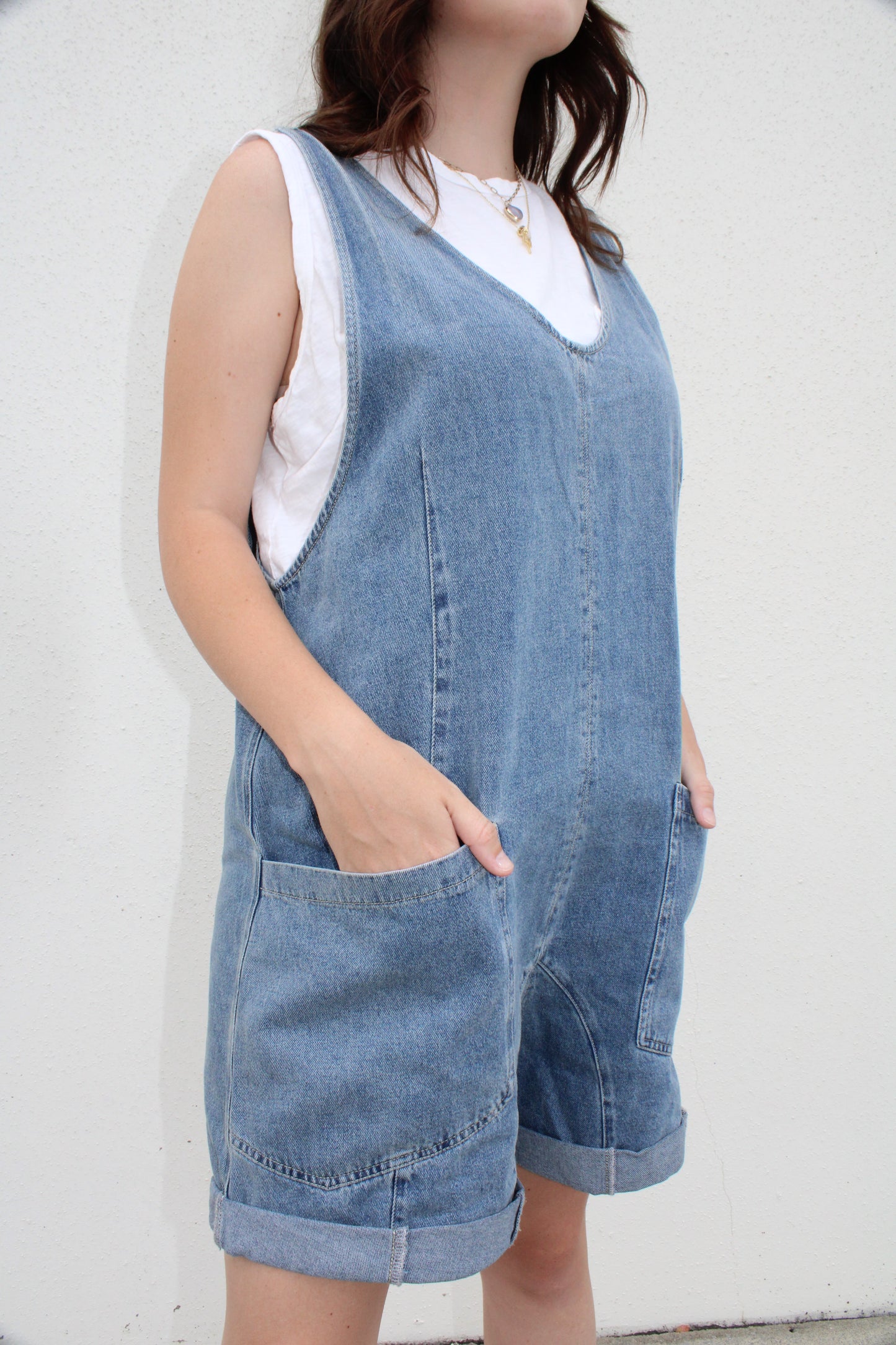 Denim Overalls