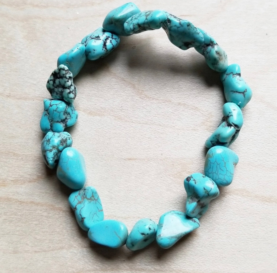 Chunky turquoise bracelet ￼